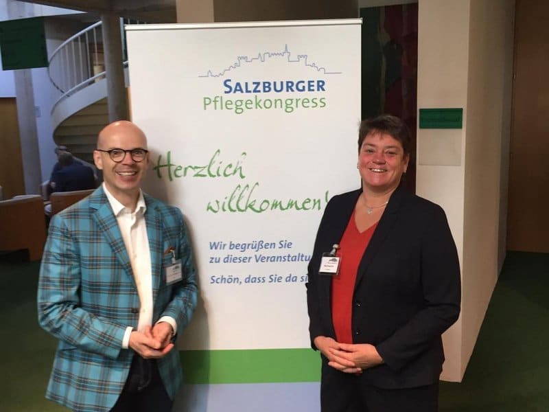 Lehrende auf dem Internationalen Pflegekongress in Salzburg