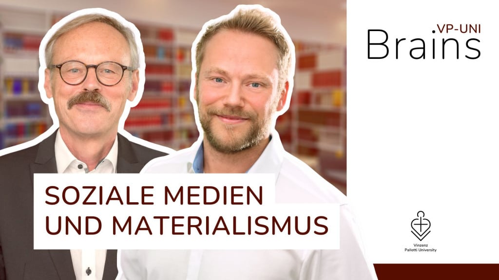 Fast jeder nutzt soziale Medien, aber was machen sie eigentlich mit unserem Verhältnis zu Besitz, Erfolg und Glück?

In der vierten Folge unserer Reihe „Die Sozialpsychologie sozialer Medien“ sprechen Prof. Dr. habil. Peter J. Weber und Prof. Dr. habil. Phillip Ozimek über den Zusammenhang von Social Media und Materialismus.

Warum soziale Medien eine perfekte Bühne für soziale Vergleiche sind, wieso Likes, Follower und Kontakte zu „digitalen Besitztümern“ werden, wie Influencer Marketing unser Konsumverhalten prägt – und weshalb Materialismus langfristig unglücklich macht – erklärt Prof. Dr. Ozimek anhand zentraler psychologischer Konzepte und aktueller Studien.
