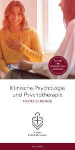 Flyer Psychotherapie Master Seite 1